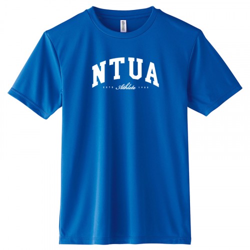 NTUA沁涼輕薄排汗短T_寶藍色